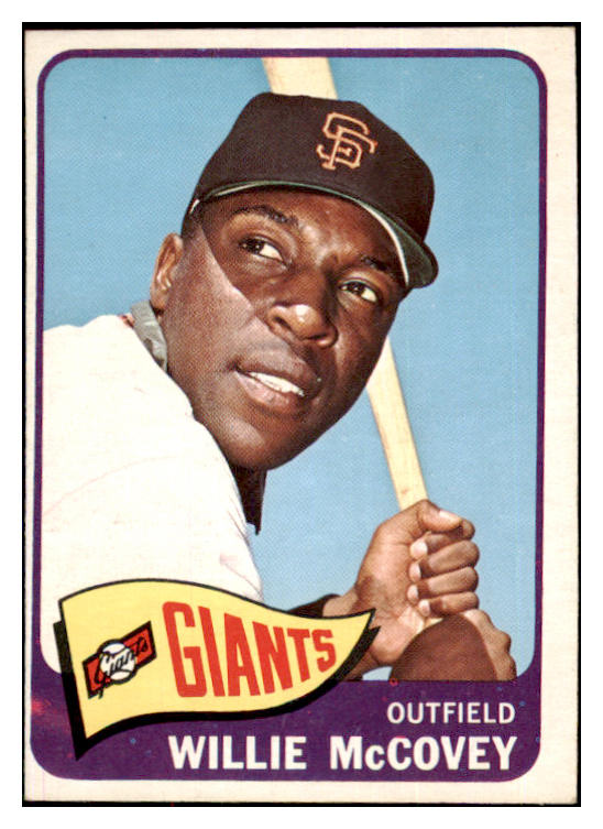 1965 Topps Baseball #176 Willie McCovey Giants EX 484256