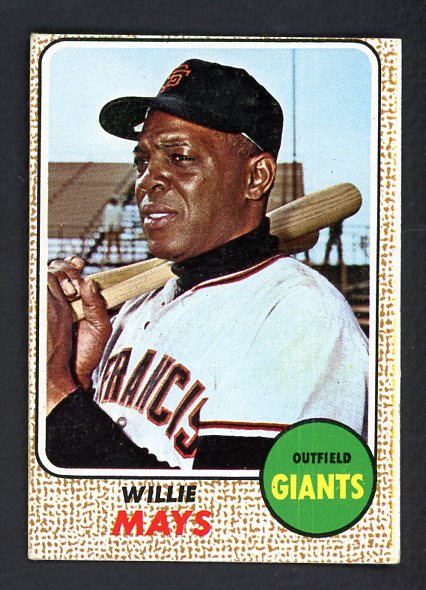 1968 Topps Baseball #050 Willie Mays Giants EX-MT 484271