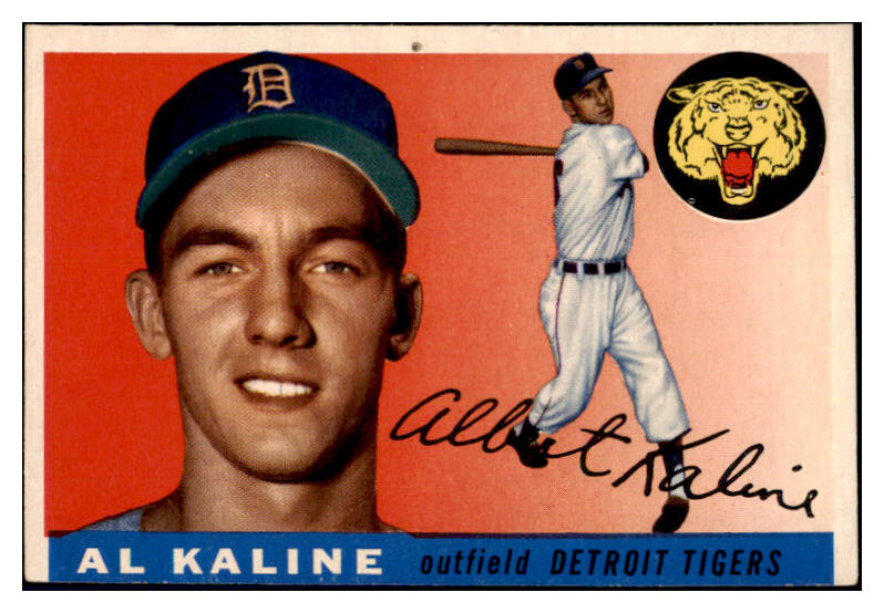 1955 Topps Baseball #004 Al Kaline Tigers Fair trimmed 484276