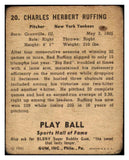 1941 Play Ball #020 Red Ruffing Yankees PR-FR 484289
