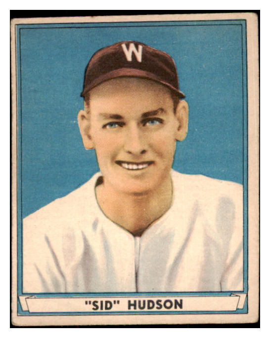 1941 Play Ball #046 Sid Hudson Senators VG-EX 484342