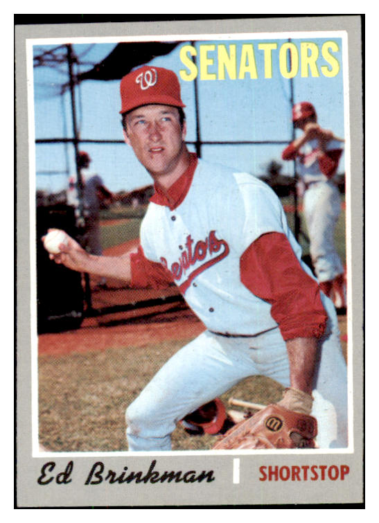 1970 Topps Baseball #711 Ed Brinkman Senators NR-MT 484360