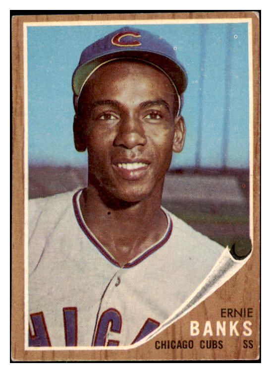 1962 Topps Baseball #025 Ernie Banks Cubs VG-EX 484391