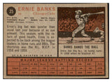 1962 Topps Baseball #025 Ernie Banks Cubs VG-EX 484391