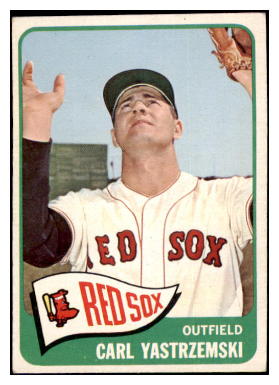 1965 Topps Baseball #385 Carl Yastrzemski Red Sox EX-MT 484398