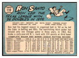 1965 Topps Baseball #110 Ron Santo Cubs VG-EX 484405