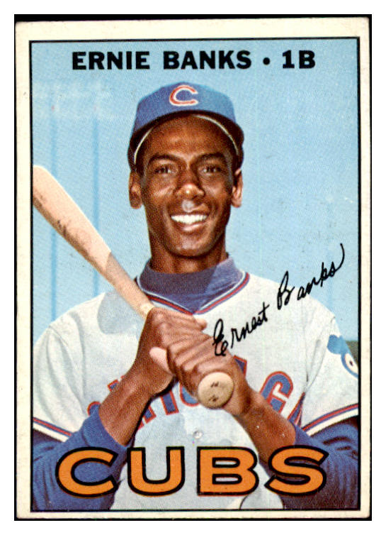 1967 Topps Baseball #215 Ernie Banks Cubs EX-MT 484408