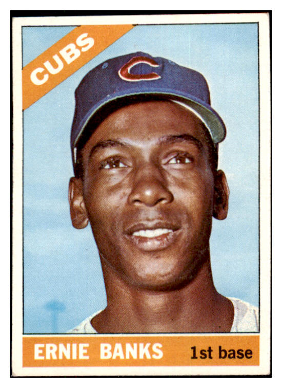1966 Topps Baseball #110 Ernie Banks Cubs EX-MT 484414