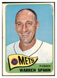 1965 Topps Baseball #205 Warren Spahn Mets EX 484418