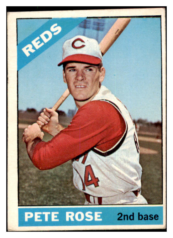 1966 Topps Baseball #030 Pete Rose Reds VG-EX 484420