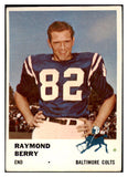 1961 Fleer Football #033 Raymond Berry Colts VG-EX 484434
