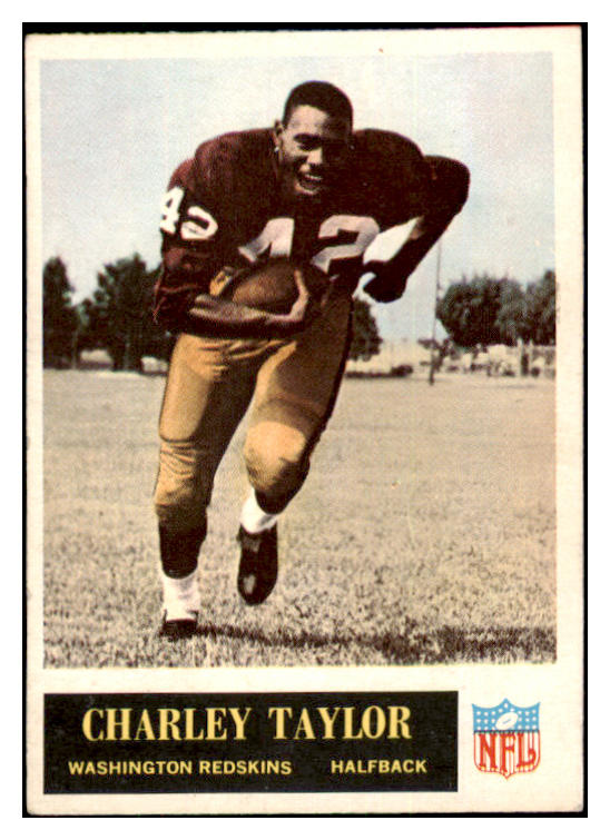 1965 Philadelphia Football #195 Charlie Taylor Washington EX-MT 484459