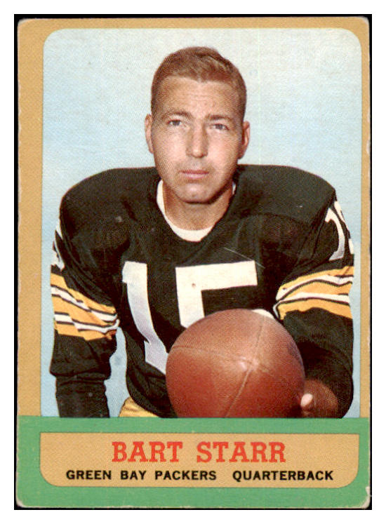 1963 Topps Football #086 Bart Starr Packers VG 484468
