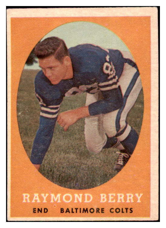 1958 Topps Football #120 Raymond Berry Colts VG-EX 484491