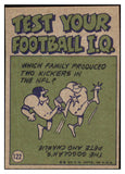 1972 Topps Football #122 Roger Staubach IA Cowboys NR-MT 484493