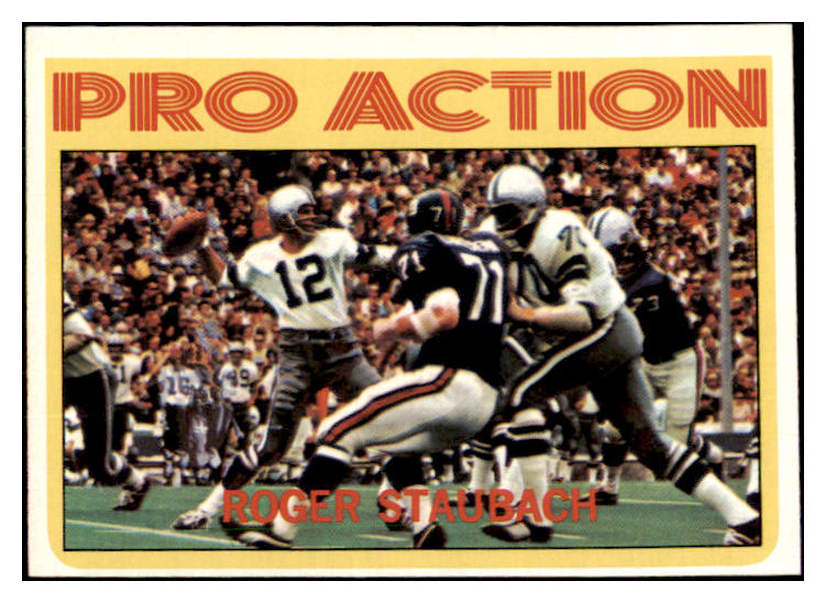 1972 Topps Football #122 Roger Staubach IA Cowboys NR-MT 484495