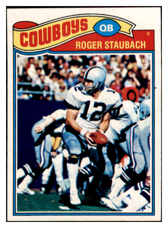 1977 Topps Football #045 Roger Staubach Cowboys EX-MT 484498