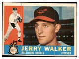 1960 Topps Baseball #540 Jerry Walker Orioles VG-EX 484516