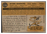 1960 Topps Baseball #536 Wynn Hawkins Indians VG-EX 484518