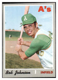 1970 Topps Baseball #693 Bob Johnson A's EX-MT 484531