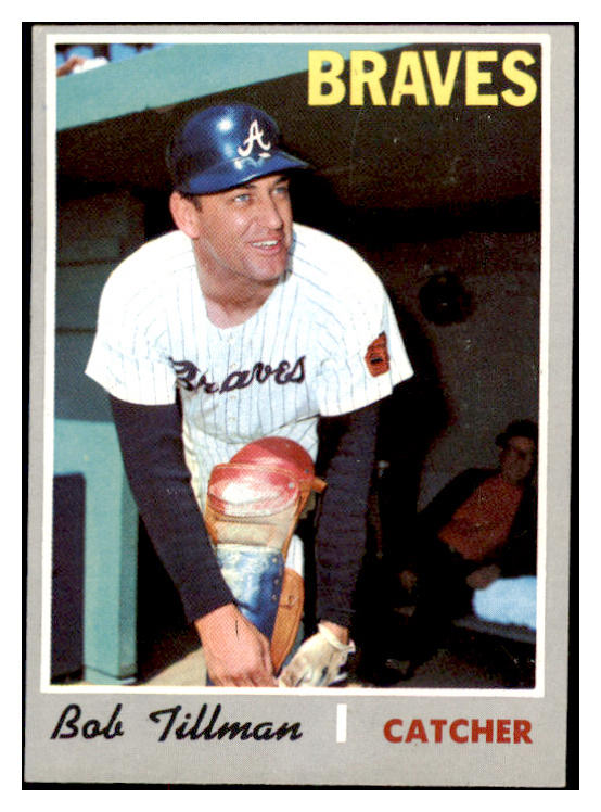 1970 Topps Baseball #668 Bob Tillman Braves EX-MT 484542
