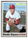 1970 Topps Baseball #677 Woody Fryman Phillies EX-MT 484543