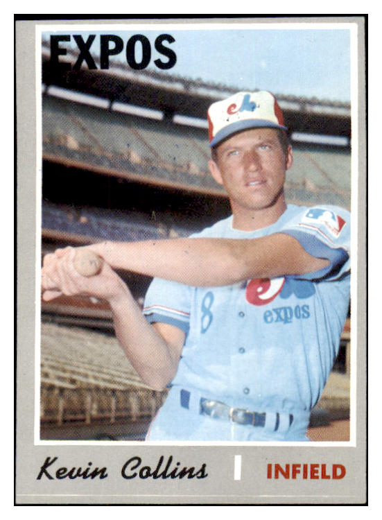 1970 Topps Baseball #707 Kevin Collins Expos EX-MT 484545