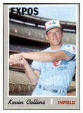 1970 Topps Baseball #707 Kevin Collins Expos EX-MT 484545