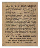 1948 Bowman Baseball #038 Red Schoendienst Cardinals EX-MT oc 484584