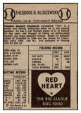 1954 Red Heart Ted Kluszewski Reds EX 484602