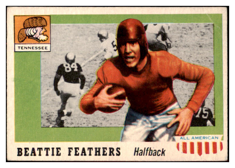 1955 Topps Football #098 Beattie Feathers Tennessee VG-EX 484623