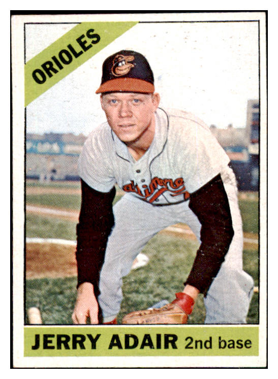 1966 Topps Baseball #533 Jerry Adair Orioles EX-MT 484699