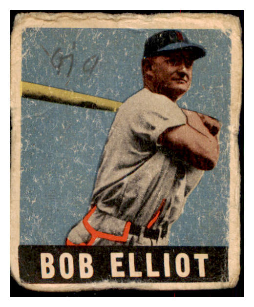 1948 Leaf Baseball #065 Bob Elliott Braves PR-FR 484733