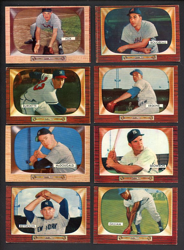 1955 Bowman Set Lot 71 Diff EX-MT Fox Boudreau Skowron 484815