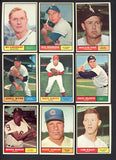 1961 Topps Set Lot 276 Diff EX+/EX-MT Hodges Fox Roberts