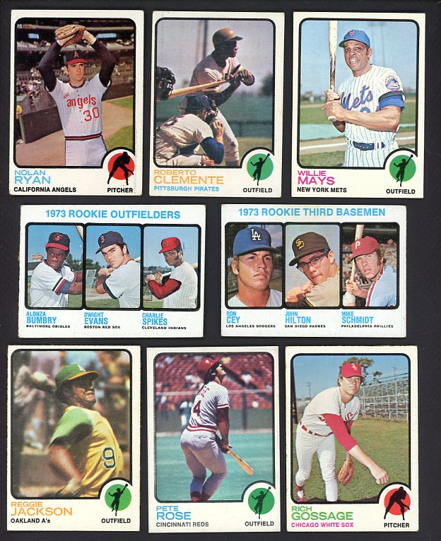 1973 Topps Baseball Complete Set Mid Grade Schmidt Clemente 484902