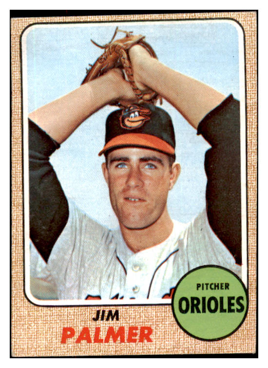 1968 Topps Baseball #575 Jim Palmer Orioles EX 484950