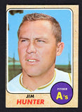 1968 Topps Baseball #385 Catfish Hunter A's VG-EX 484955