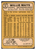 1968 Topps Baseball #050 Willie Mays Giants Poor 484959