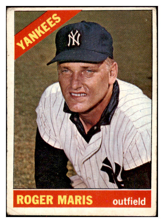 1966 Topps Baseball #365 Roger Maris Yankees VG 484960