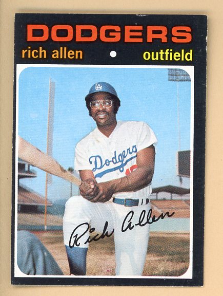 1971 Topps Baseball #650 Rich Allen Dodgers EX 484972