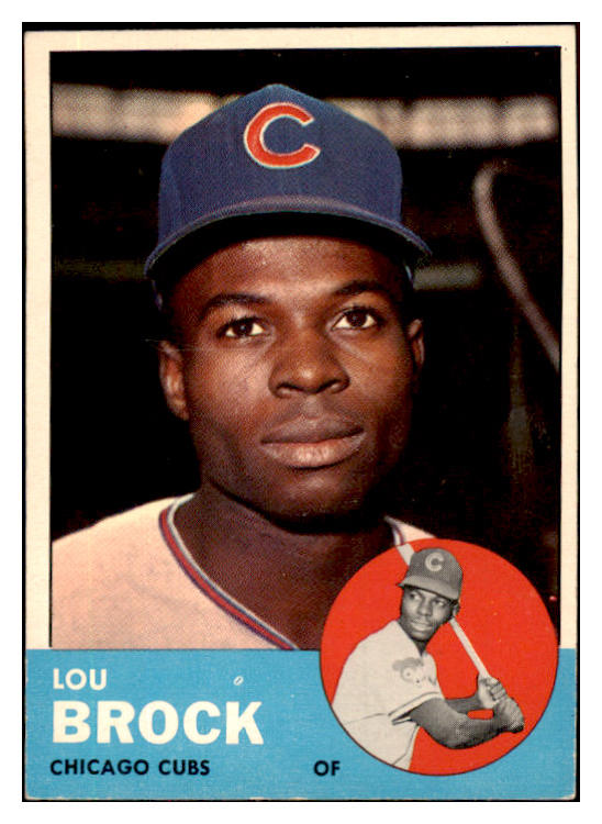 1963 Topps Baseball #472 Lou Brock Cubs EX-MT 484974
