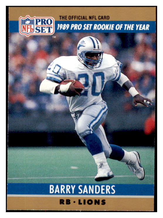 1990 Pro Set #001 Barry Sanders Lions NR-MT 484979