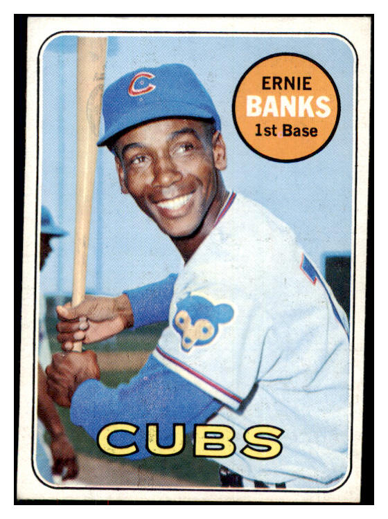 1969 Topps Baseball #020 Ernie Banks Cubs EX-MT 484987