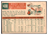 1959 Topps Baseball #430 Whitey Ford Yankees Good 484988