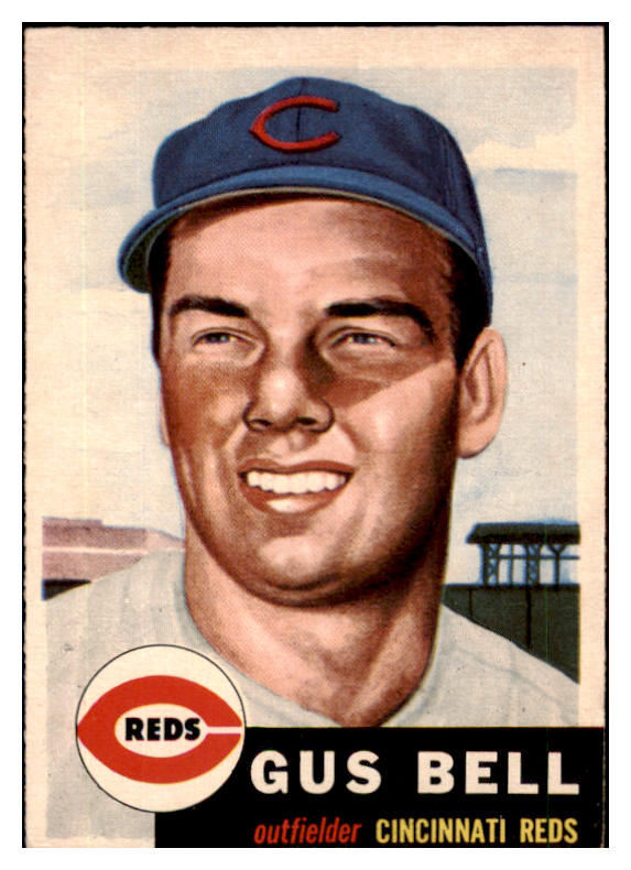 1953 Topps Baseball #118 Gus Bell Reds EX-MT 484997