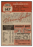1953 Topps Baseball #147 Warren Spahn Braves PR-FR pin holes 485002