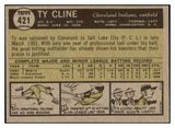 1961 Topps Baseball #431 Ty Cline Indians VG-EX 485156