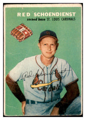 1954 Wilson Franks Red Schoendienst Cardinals Good 485184
