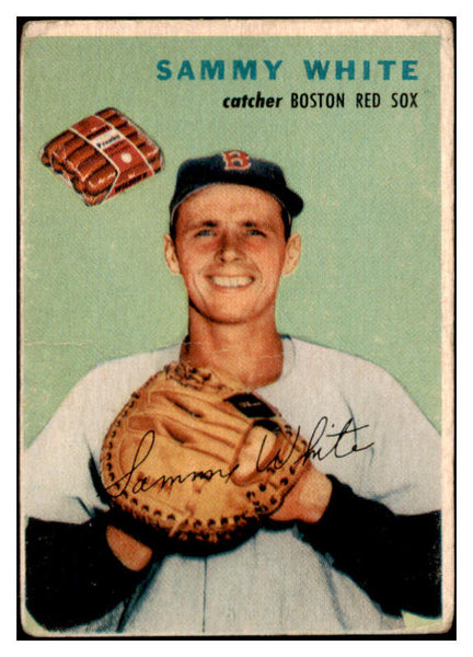1954 Wilson Franks Sammy White Red Sox Good 485194